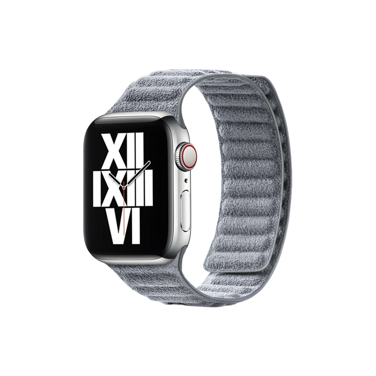 Watch Armband Alcantara – Grau