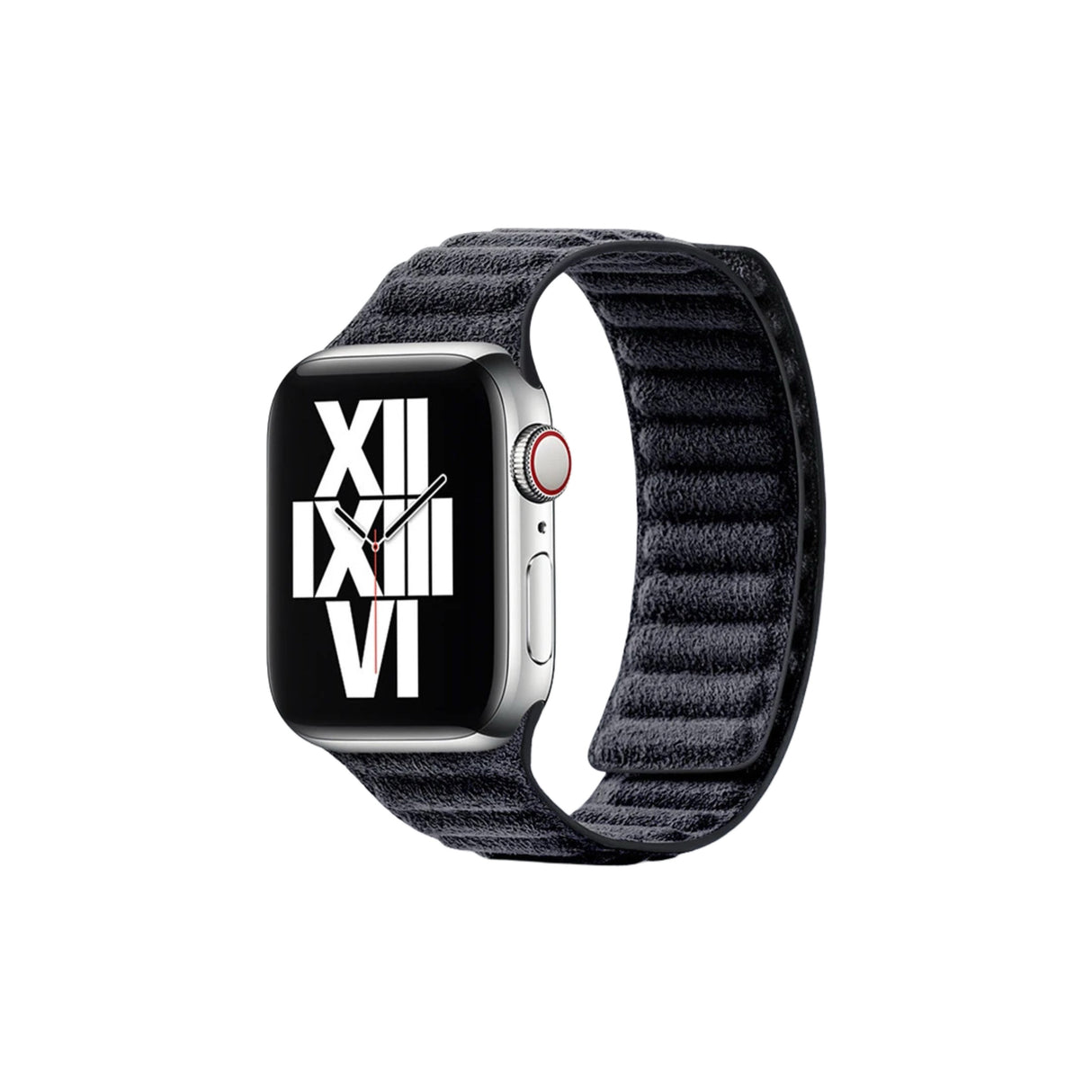 Watch Armband Alcantara – Schwarz