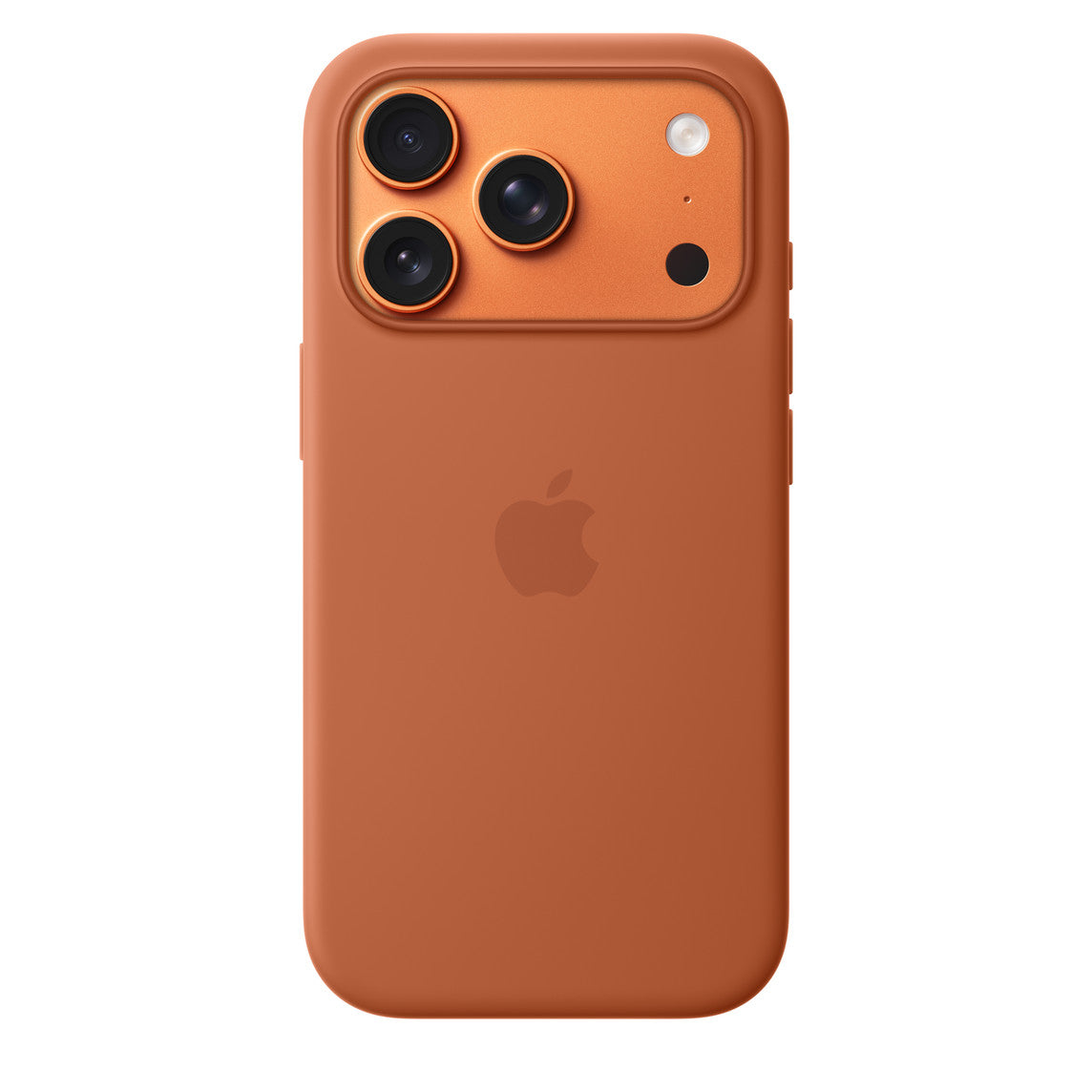 Coque en silicone avec MagSafe pour iPhone 17 Pro - Terracotta