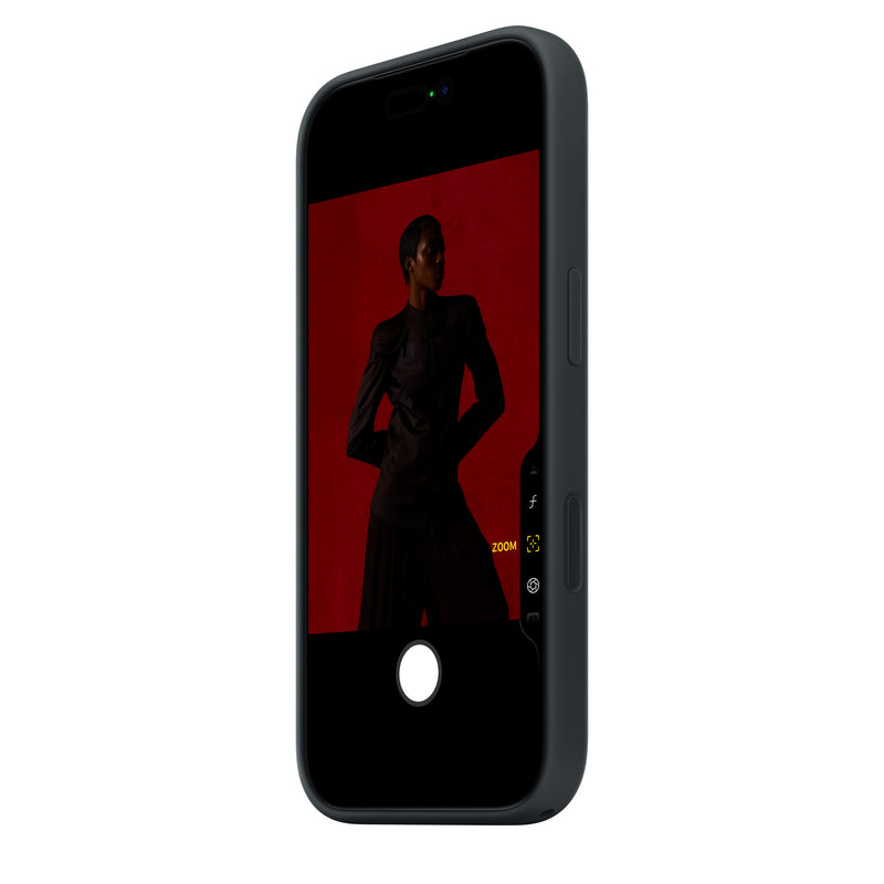 Coque en silicone avec MagSafe pour iPhone 17 Pro Max - Noir