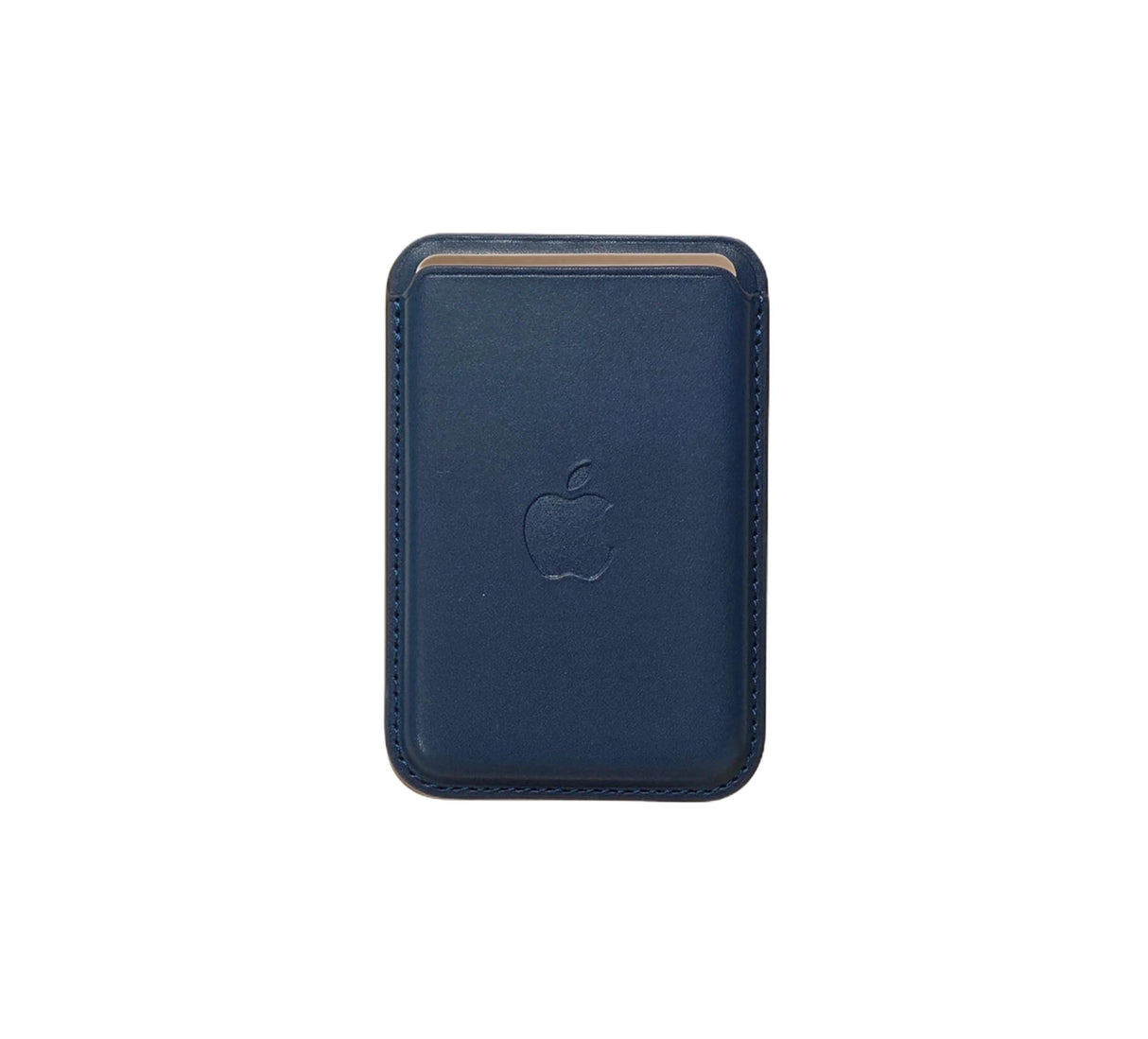 Leder Wallet mit MagSafe für iPhone – Baltic Blue