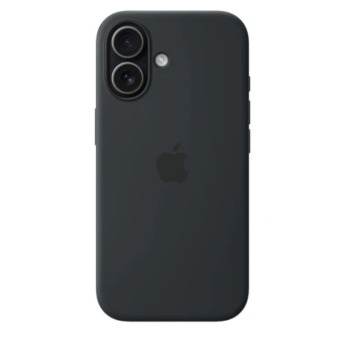 Coque en silicone avec MagSafe pour iPhone 17 - Noir