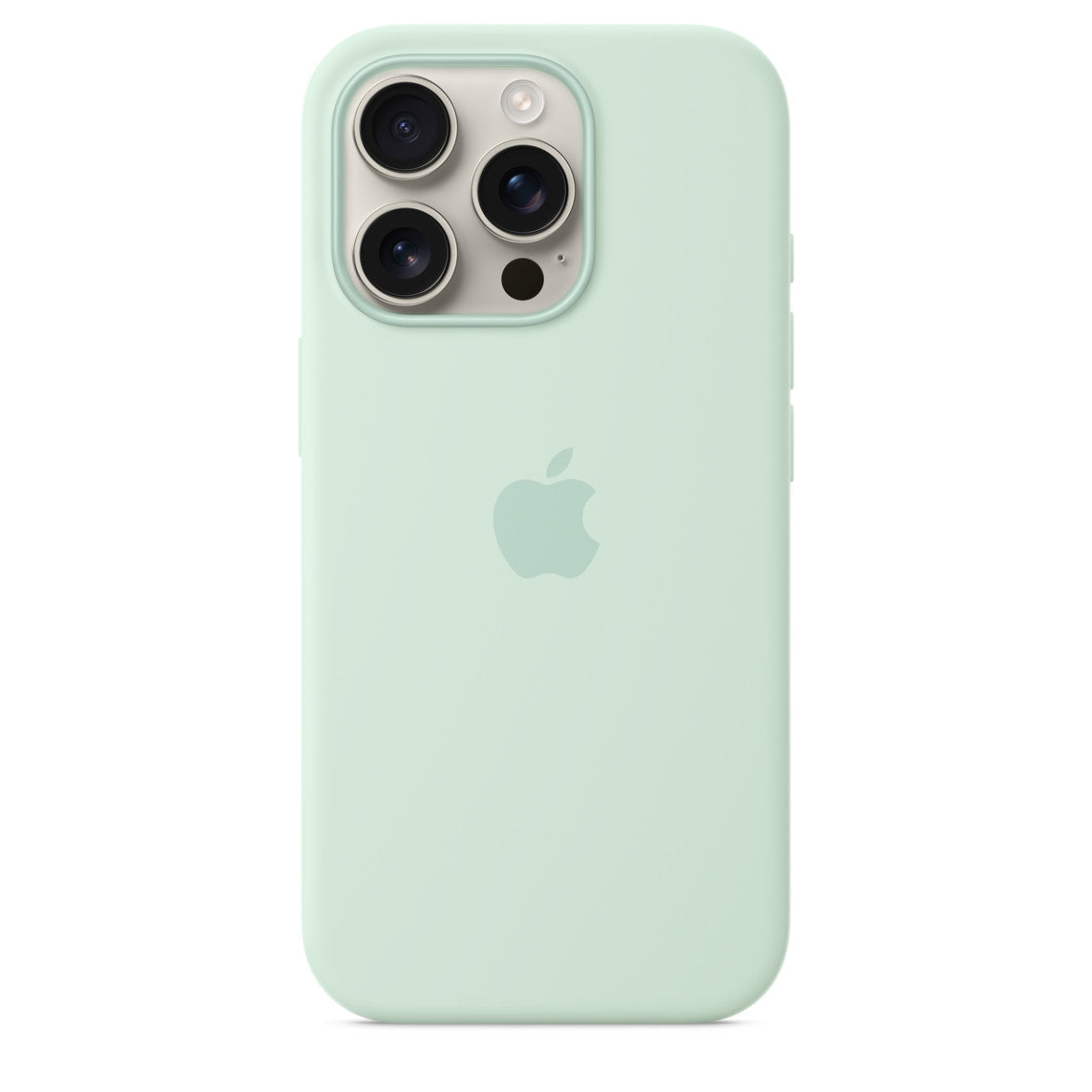 Silikonhülle mit MagSafe für iPhone 16 Pro Max -Aquamarin