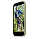 iPhone 17 Silicone Case with MagSafe - Light Moss Green