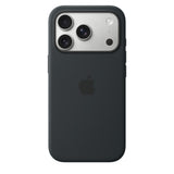 Coque en silicone avec MagSafe pour iPhone 17 Pro Max - Noir