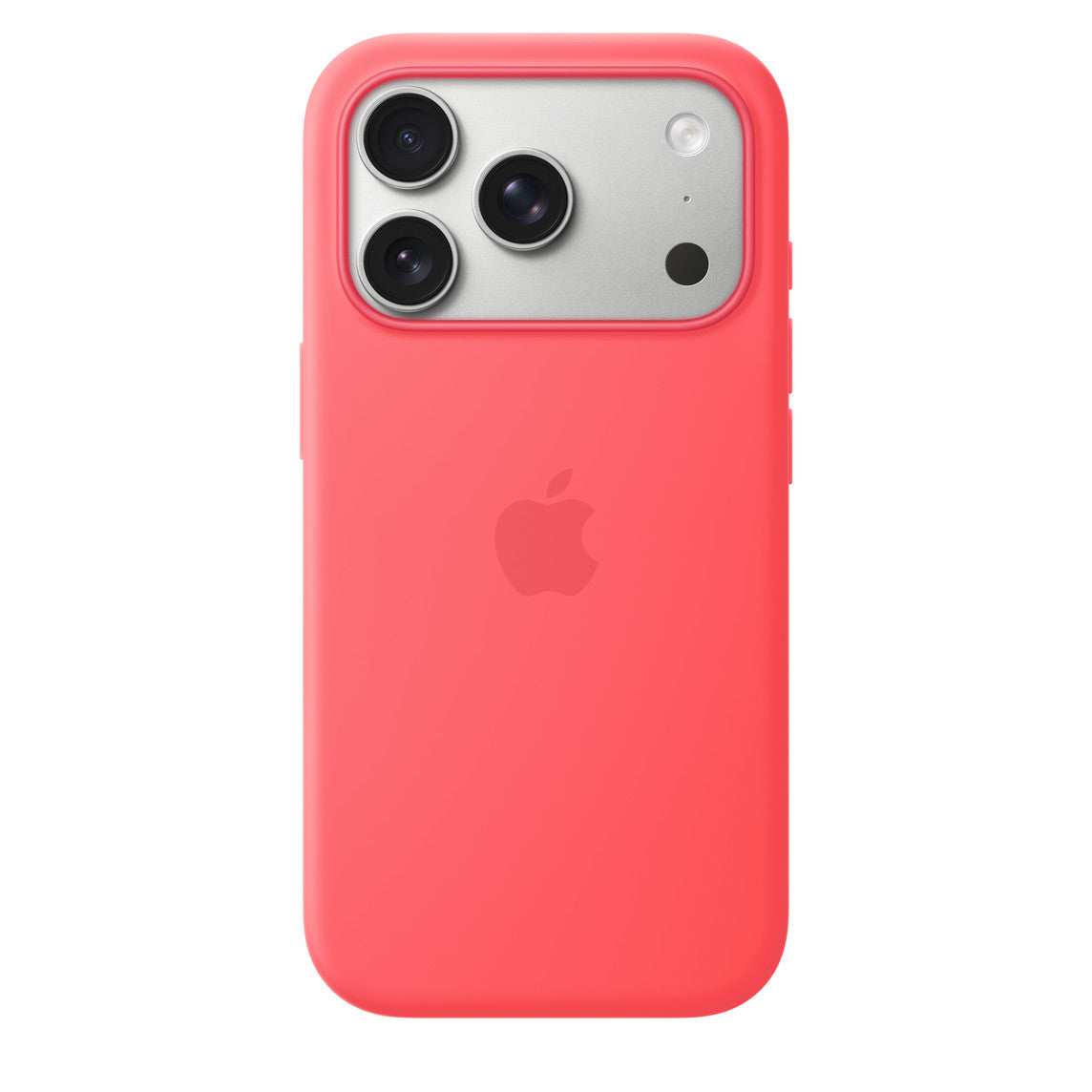 Coque en silicone avec MagSafe pour iPhone 17 Pro - Rose goyave