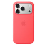 Coque en silicone avec MagSafe pour iPhone 17 Pro - Rose goyave