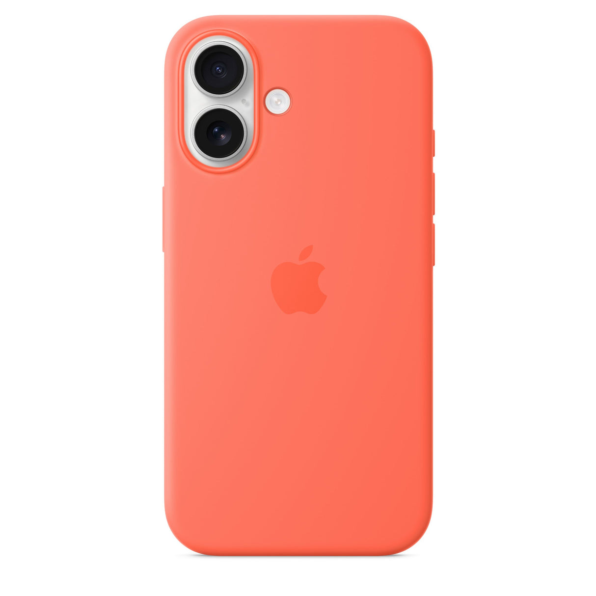 Silikonhülle mit MagSafe für iPhone 16  – Mandarine