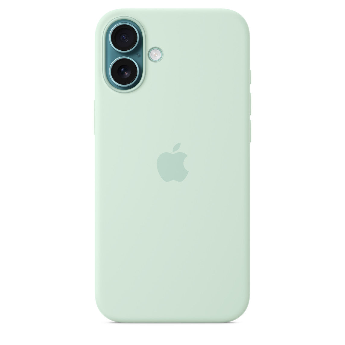 Silikonhülle mit MagSafe für iPhone 16 – Aquamarin