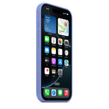 Silikonhülle mit MagSafe für iPhone 16 Pro – Veilchen