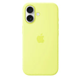 Coque en silicone MagSafe pour iPhone 17 - Jaune fluo